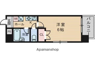 エスリード新大阪第8【5階】の間取り