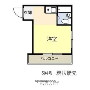 ラフィーネ新大阪【5階】の間取り