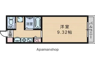 グランシティ西三国【1階】の間取り