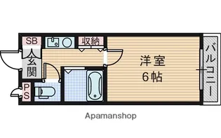 フェニックス豊津【3階】の間取り
