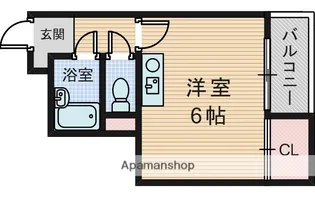 グランドコート新大阪(旧シェイーネ西宮原)【1階】の間取り