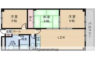 ハイツスリーオーク【11階】の間取り