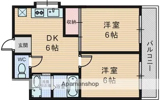 メガログリース【3階】の間取り