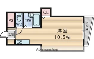 ハイツ上新小松【4階】の間取り