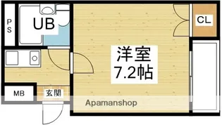 オズレジデンス新大阪【5階】の間取り