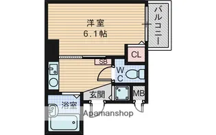 CITYLIFEプレサンス新大阪【9階】の間取り