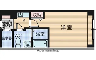 ステュディオ新御堂【7階】の間取り