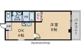 アサヒマンション【2階】の間取り