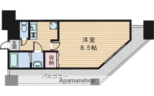 WIN ROAD ESAKA【5階】の間取り