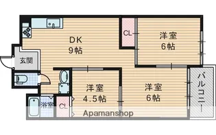 瑞光コーポ【4階】の間取り