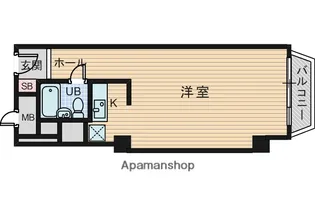 チサンマンション第8新大阪【9階】の間取り