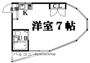 浜本ビル【5階】の間取り