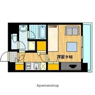 アスール江坂【13階】の間取り