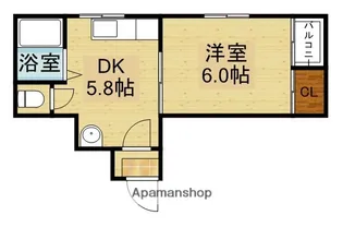 サンライフ菅原【4階】の間取り