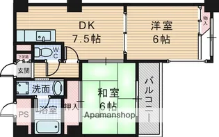 プロスペリティ【4階】の間取り