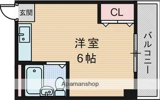 シルクルーム1番館【4階】の間取り