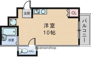 芝野マンション【4階】の間取り