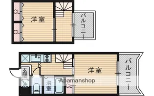 FIVE TWO【9階】の間取り