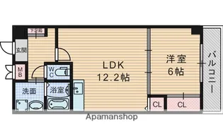 トレンザベル【6階】の間取り