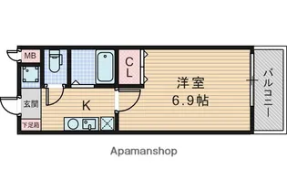 井高野レジデンス【2階】の間取り