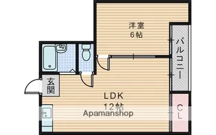 サンモール木川【2階】の間取り