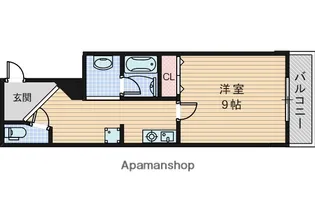 ノーム下新庄Ⅱ【1階】の間取り