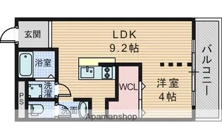 ニュー大阪ハイツ【5階】の間取り