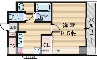 レッドウェル菅原【4階】の間取り
