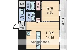 ローズコーポ新大阪第2【7階】の間取り
