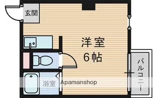 プティハイム菅原【6階】の間取り