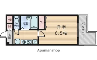 新大阪エクセルハイツ【11階】の間取り
