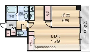 グランドールフジタ【7階】の間取り