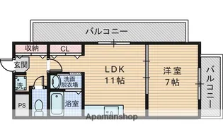 アクティ美光【4階】の間取り