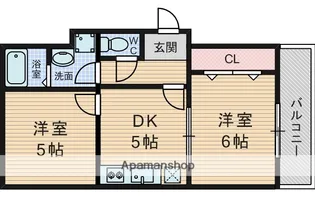 ことぶき淡路マンション【1階】の間取り