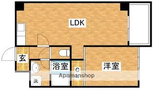 レクシア上新庄【3階】の間取り