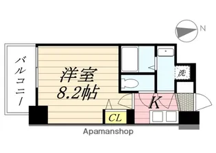 大阪府吹田市江の木町【マンション】の間取り