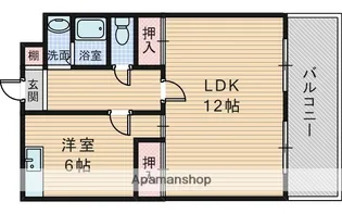 フローライト豊里Ⅰ【1階】の間取り