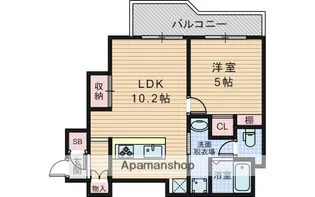 ADVANCE HOSOKAWA6【3階】の間取り