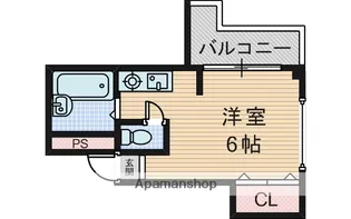 新大阪ハイツ【3階】の間取り