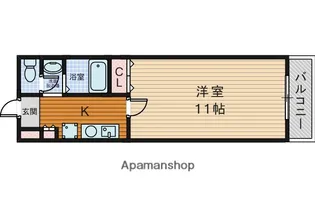 ユニコート【2階】の間取り