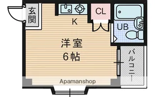 ロイヤルステージ上新庄【1階】の間取り