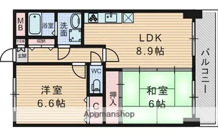 ドリーム大桐【2階】の間取り