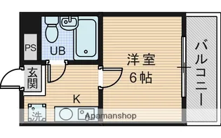 ミフネセントラルベア東淀川【5階】の間取り