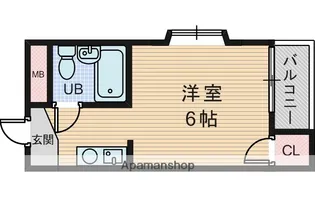 平ハツマンション【4階】の間取り