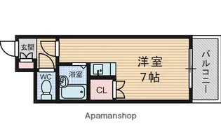 メゾンサンライク【4階】の間取り