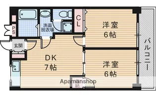 第2高光マンション【5階】の間取り