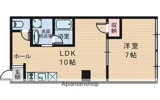 大阪府大阪市東淀川区東中島1丁目【マンション】の間取り