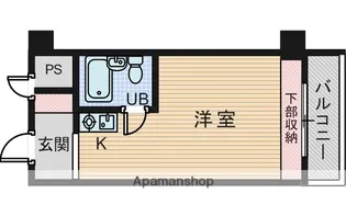 ライオンズマンション新大阪第5【12階】の間取り