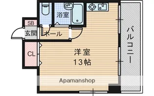 淡路駅前ビル【4階】の間取り