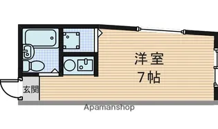 ハイツ関西【3階】の間取り